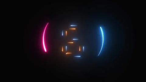 Glowing neon light countdown digital number 10 to 0. Top 10 countdown neon .. Stock Footage 295929083