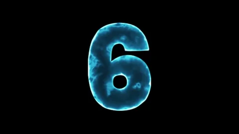 Glowing neon light countdown timer animation . Stock Footage 299568367