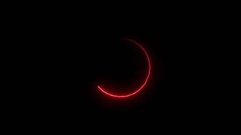 Glowing neon light rectangle frame animation 4k video. Stock-Footage 306558223
