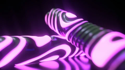 Glowing neon light sphere Stock Footage 107275741