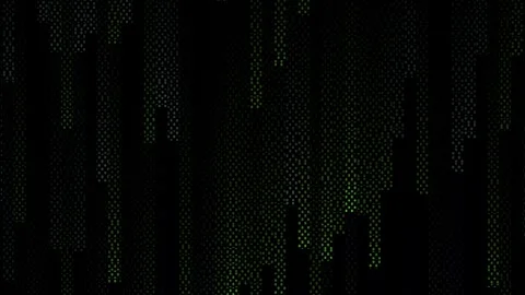 Glowing neon lights on black background. Stock Footage 334881706