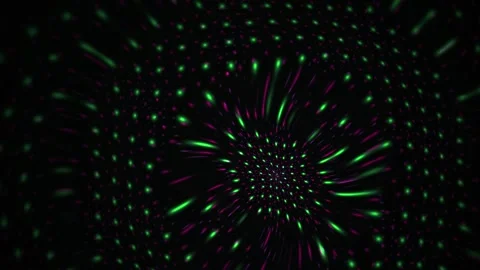 Glowing neon lights on black background with pixelated effect. Stock Footage 335959250