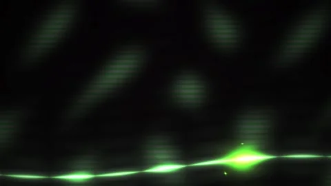 Glowing neon lights on a dark background with bokeh effect. Stock Footage 337469633