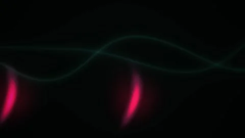 Glowing neon lights in darkness sequence. Stock Footage 334881439