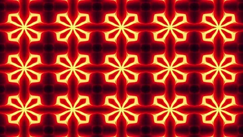 Glowing Neon Lights Loopable Background. Abstract Fire Concept. Stock Footage 218632002