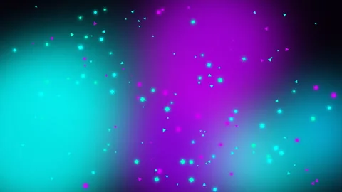 Glowing neon lights with particles. 스톡 동영상 334903859