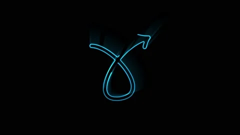 Glowing neon line Arrow icon isolated on black background. Direction Arrowhead Stockbeeldmateriaal 150763447