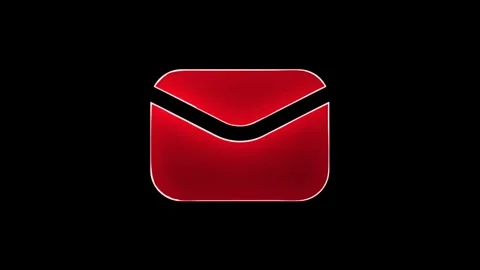Glowing neon line circle massage icon animation Stock Footage 299566723
