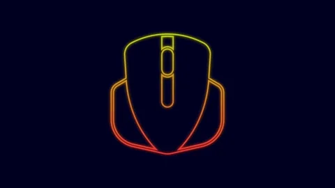 Neon RGB Animated Computer Cursor Pack, Perfect for Gamers & Creatives 