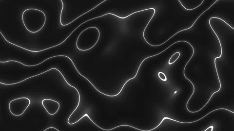 Glowing neon line liquid background animation. abstract Blue neon line futu.. Stock Footage 308400458