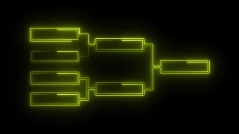 Glowing neon line the method of moving a team forward or that means of movi.. Stock Footage 331982225