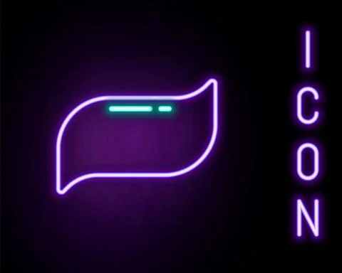 Glowing neon line Toothpaste icon isolated on black background. Colorful outline Illustrazione stock