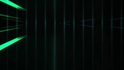 Glowing neon lines on black background. Stock Footage 334339392