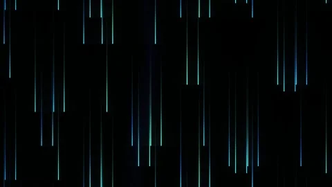Glowing neon lines on black background. Stock Footage 340027860
