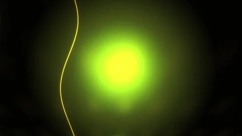 Glowing neon lines on black background. Stock Footage 340028094