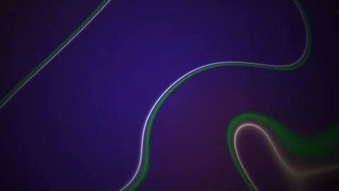 Glowing neon lines on dark background. Stock Footage 335959403