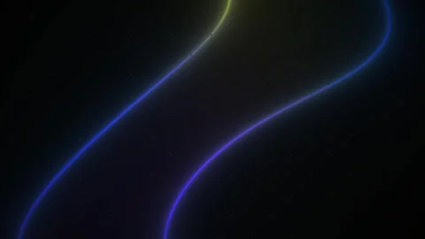 Glowing neon lines on dark background. Stock Footage 337469978