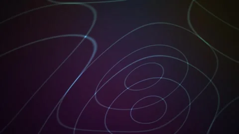 Glowing Neon Lines Flow Dynamically on a Vibrant Gradient Background for Mo.. Stock Footage 343705582
