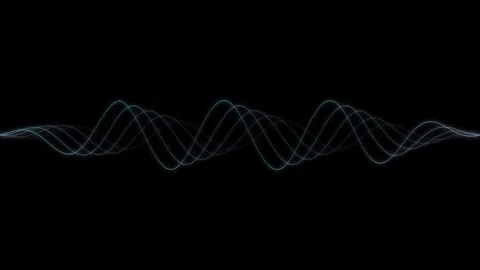 Glowing neon lines Stock Footage 139696292