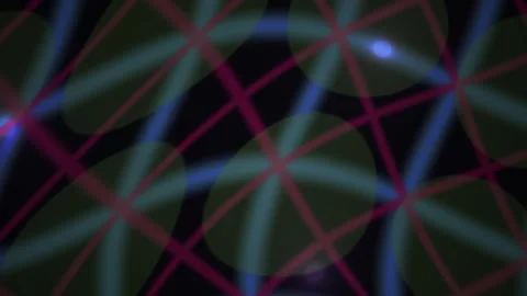 Glowing Neon Lines Forming a Dynamic Abstract Geometric Motion Pattern Stock Footage 343705609