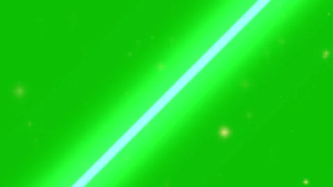 Glowing neon lines on green background with particles Stock-Footage 337450229