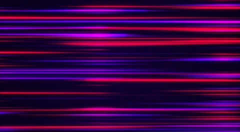Glowing neon lines move rapidly across a dark background Stock Footage 327767150
