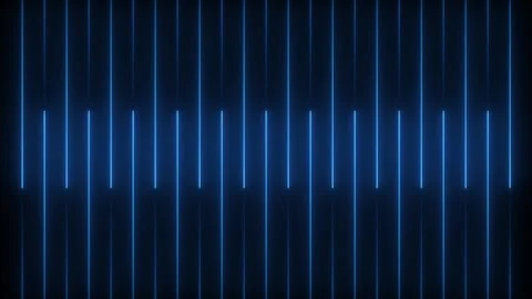 Glowing neon lines moving up and down animation. Neon blue outline indicate.. 库存影片 333330927