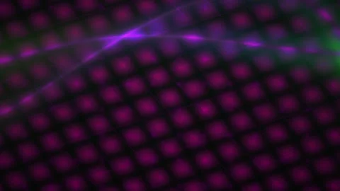 Glowing neon lines on purple background with grid pattern. Stock Footage 337512953