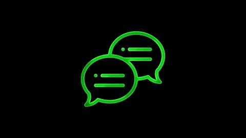 Glowing neon Mail icon isolated , message icon animation , neon sign . Stock Footage 304027200