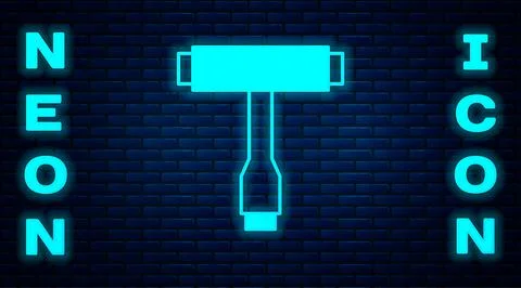 Glowing neon Multi-Function All-In-One portable skate tool T-tool for skateboard Stock Illustration