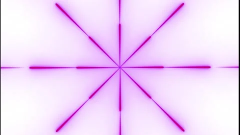 Glowing neon pattern twirl animated, neon line and seamless looped animation Stock Footage 263874106