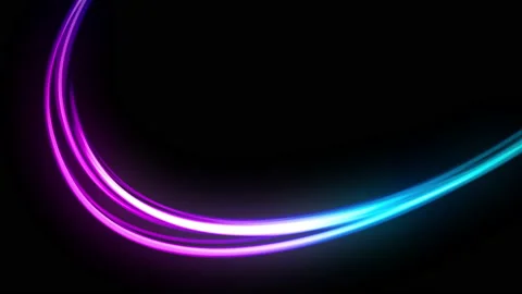 Glowing neon rays abstract background motion. Stock Footage 132073072