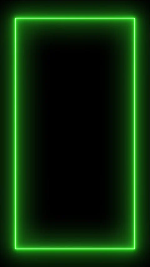 Glowing Neon Rectangle 4k animation Stock Footage 330107643