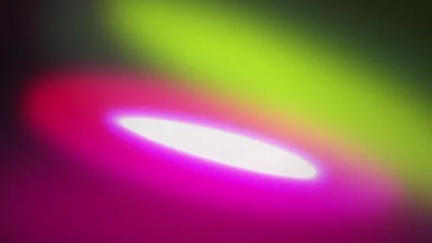 Glowing neon ring light leak seamless loop motion background Stock Footage 343898684