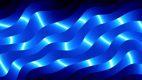 Glowing neon with shape animation background. blue background. Stock Footage 293484726