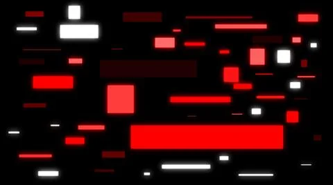 Glowing Neon Shapes Stock Illustration