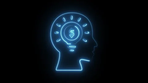 Glowing Neon Solution Icon, Symbol of Problem Solving and Answers, HD Video.. Stock Footage 301184527