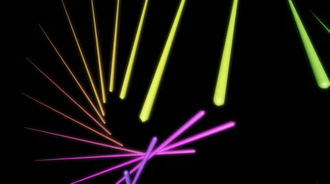 Glowing neon stick Stock Footage 44352116