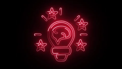 Glowing neon Tokenized icon  HD Video motion graphic animation Vidéo 304860007