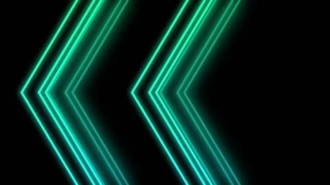 Glowing Neon Transition Elements Stock Footage 202014351