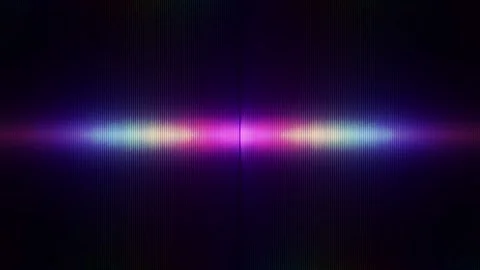 Glowing neon vertical lines, bright neon lamps, beautiful lights, flickering Stock Footage 305169583