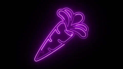 Glowing neon Working Together icon  HD Video motion graphic animation Stock Footage 304860169