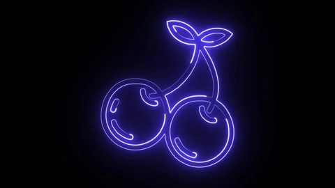 Glowing neon Working Together icon  HD Video motion graphic animation Stock Footage 304860184