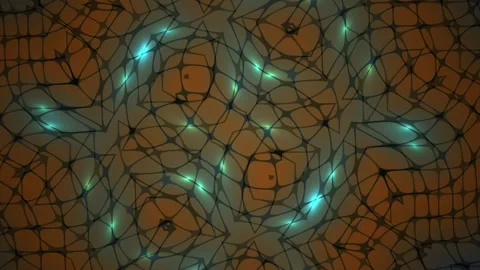 Glowing Network Patterns. Stock Footage 335523628