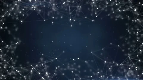 Glowing network shape sci-fi abstract lo... | Stock Video | Pond5