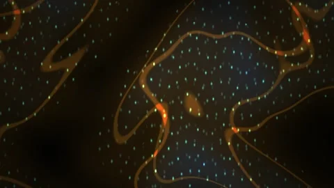 Glowing Neural Network Connections. Stock Footage 334876463