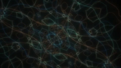 Glowing neural network connections patterns. Stock Footage 334339706