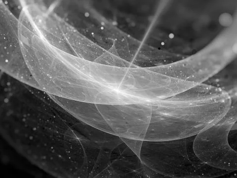 Glowing new space technology surface black and white effect Stock Illustration