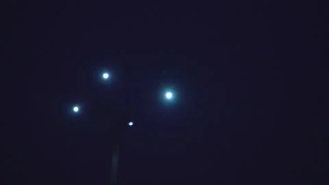 Glowing night lights Stock Footage 86228151