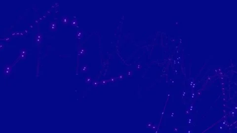 Glowing Nodes Sprinkles Animated Background Stock Footage 131868272